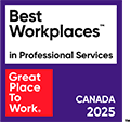 Best Workplaces for Professional Services - 2025 Desktop Image