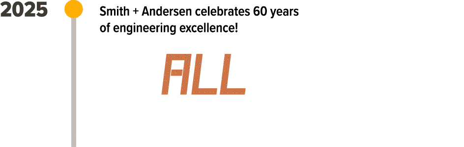 In 2025, S+A celebrates 60 years of engineering excellence!