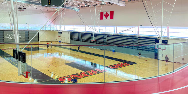 U of Guelph W.F. Mitchell Athletic Centre Gym Image