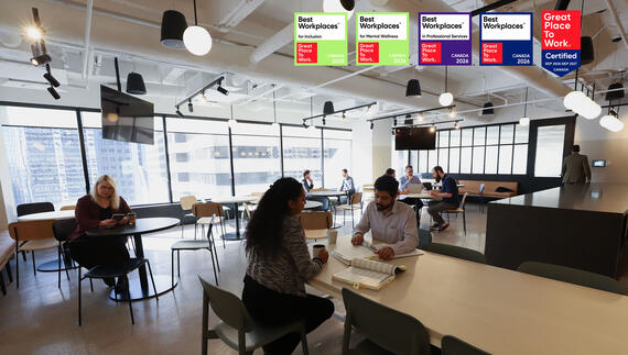 Careers Banner Image - Calgary Office Lunchroom