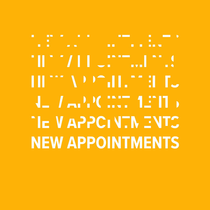New Appointments Announcement Banner (Yellow)