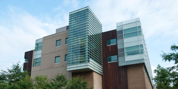 Image of University of Toronto Lash Miller Davenport Wing Glass and Brick Building