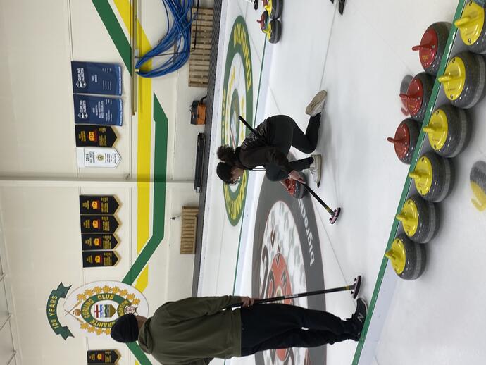 Edmonton office going curling