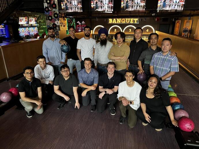 Edmonton Group going bowling