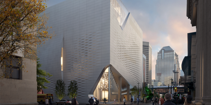 Rendering of the new Glenbow Museum, courtesy of DIALOG.
